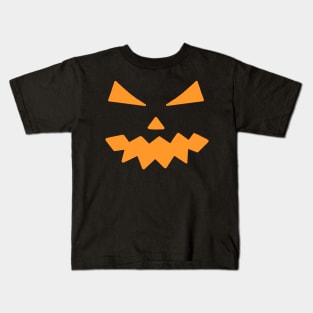 Evil Pumpkin carving Kids T-Shirt
